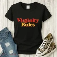 Virginity Rules Funny Virginity Women's T-Shirt thumb 3