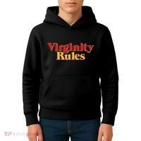 Virginity Rules Funny Virginity Kids Hoodie thumb 4