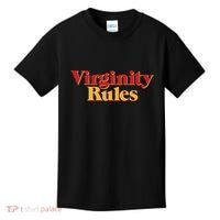 Virginity Rules Funny Virginity Kids T-Shirt thumb 0