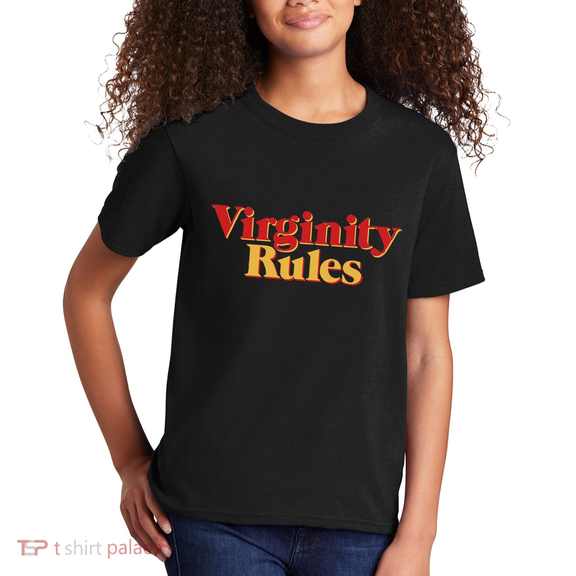 Virginity Rules Funny Virginity Kids T-Shirt