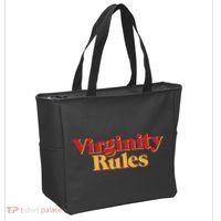 Virginity Rules Funny Virginity Tote Bag thumb 2