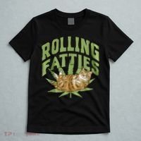Vintage Rolling Fatties Cat Retro Kitty Kitten Meow T-Shirt thumb 5