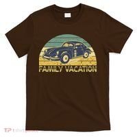 Vintage Retro Family Vacation Old Classic Car T-Shirt thumb 0