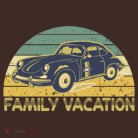 Vintage Retro Family Vacation Old Classic Car T-Shirt thumb 7
