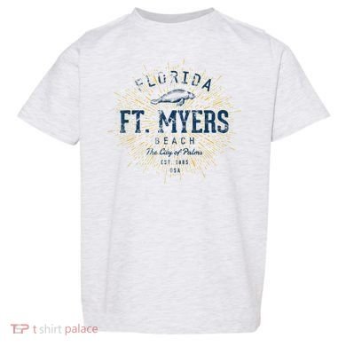 Vintage Retro Fort Myers Beach Toddler T-Shirt