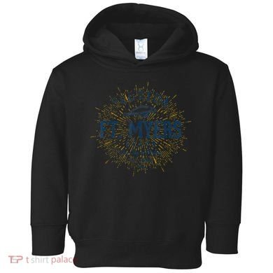Vintage Retro Fort Myers Beach Toddler Hoodie