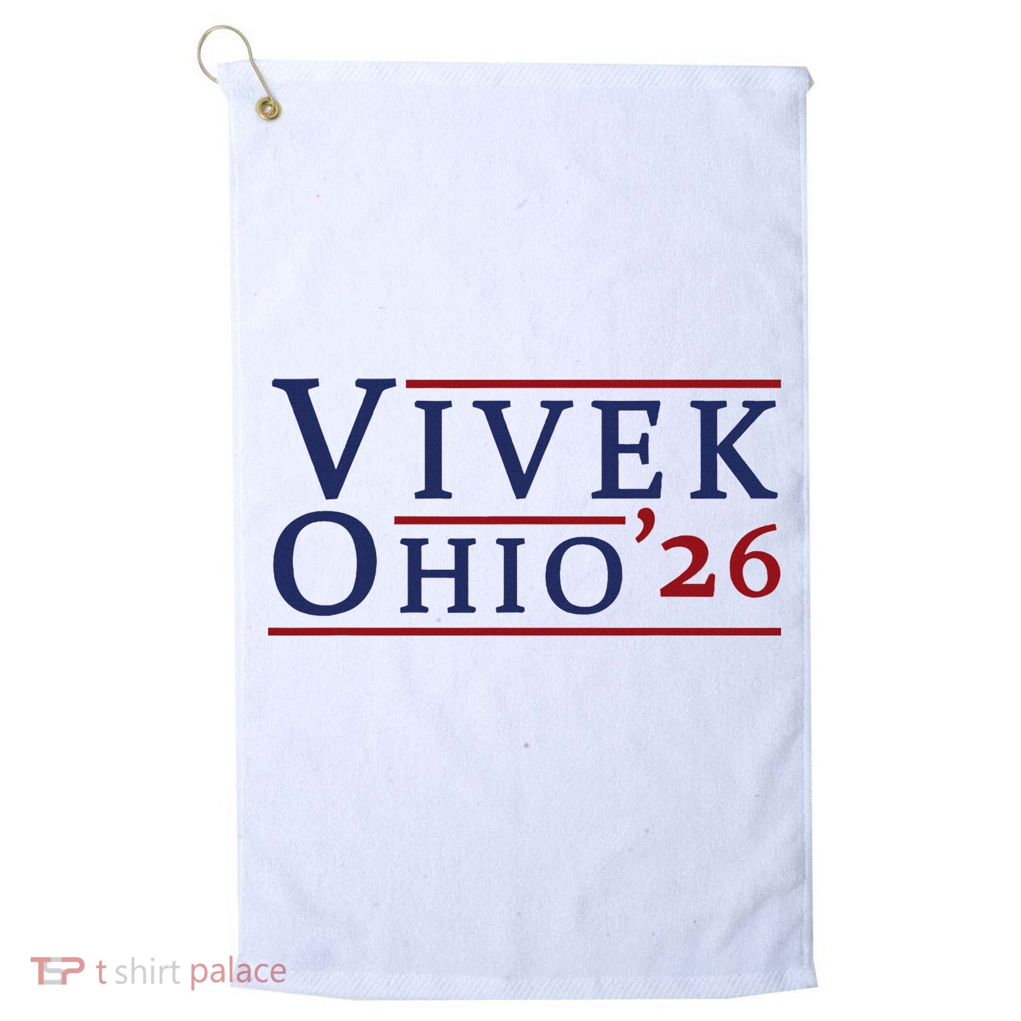 Vivek Ramaswamy For Governor Of Ohio 2026 Vivek 2026 Golf Towel