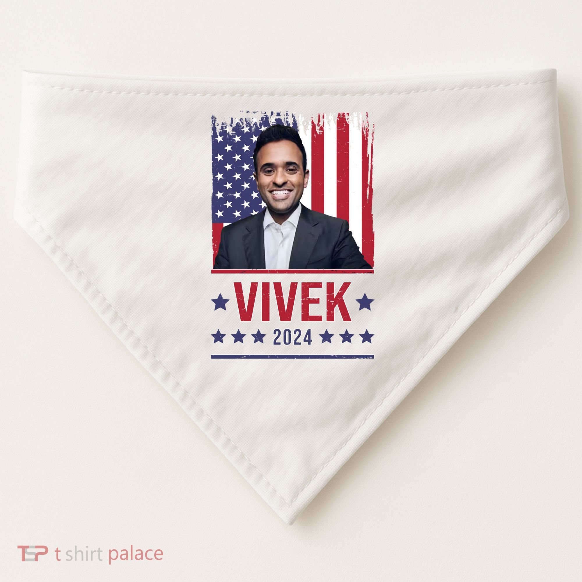 Vivek Ramawamy For President 2024 Election USA-Made Doggie Bandana