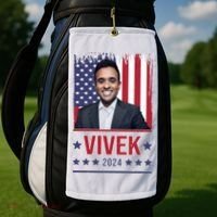 Vivek Ramawamy For President 2024 Election Golf Towel thumb 2