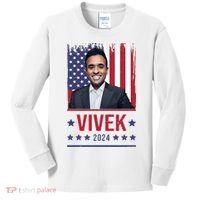 Vivek Ramawamy For President 2024 Election Kids Long Sleeve Shirt thumb 0
