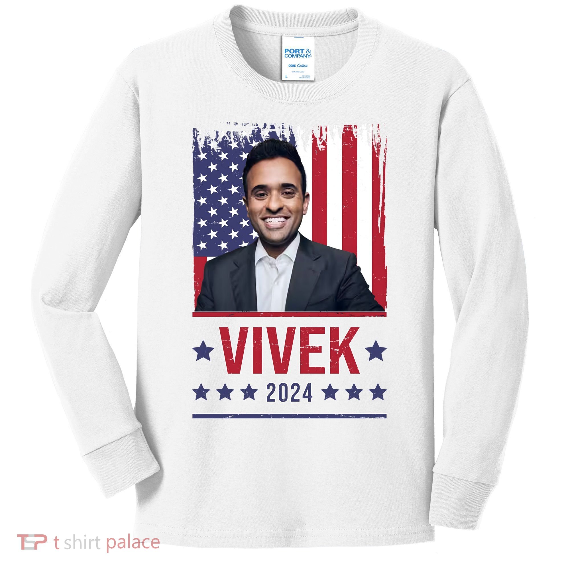 Vivek Ramawamy For President 2024 Election Kids Long Sleeve Shirt