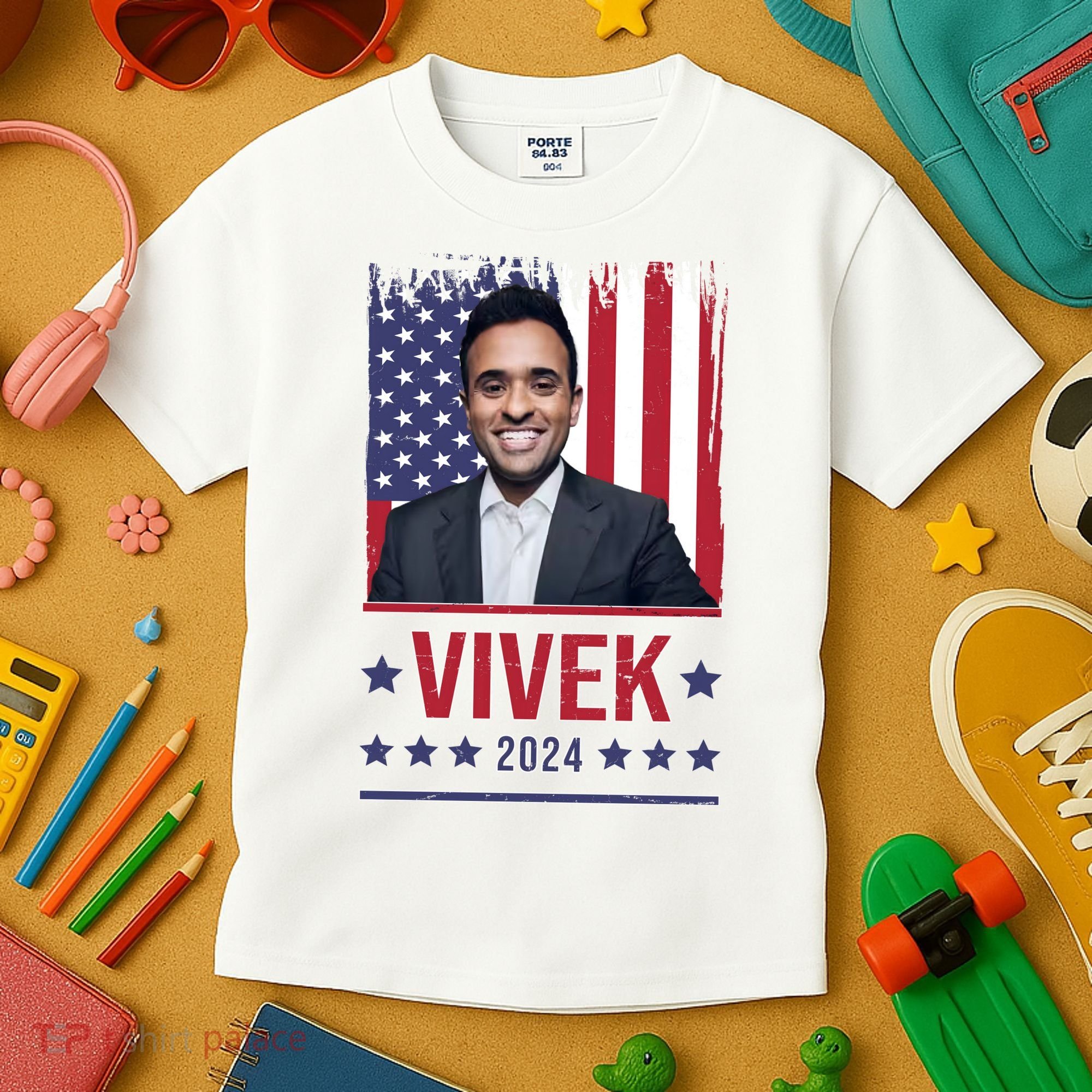 Vivek Ramawamy For President 2024 Election Kids T-Shirt