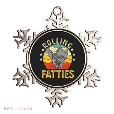 Vintage Rolling Fatties Cat Retro Kitty Kitten Meow Lover Ornament