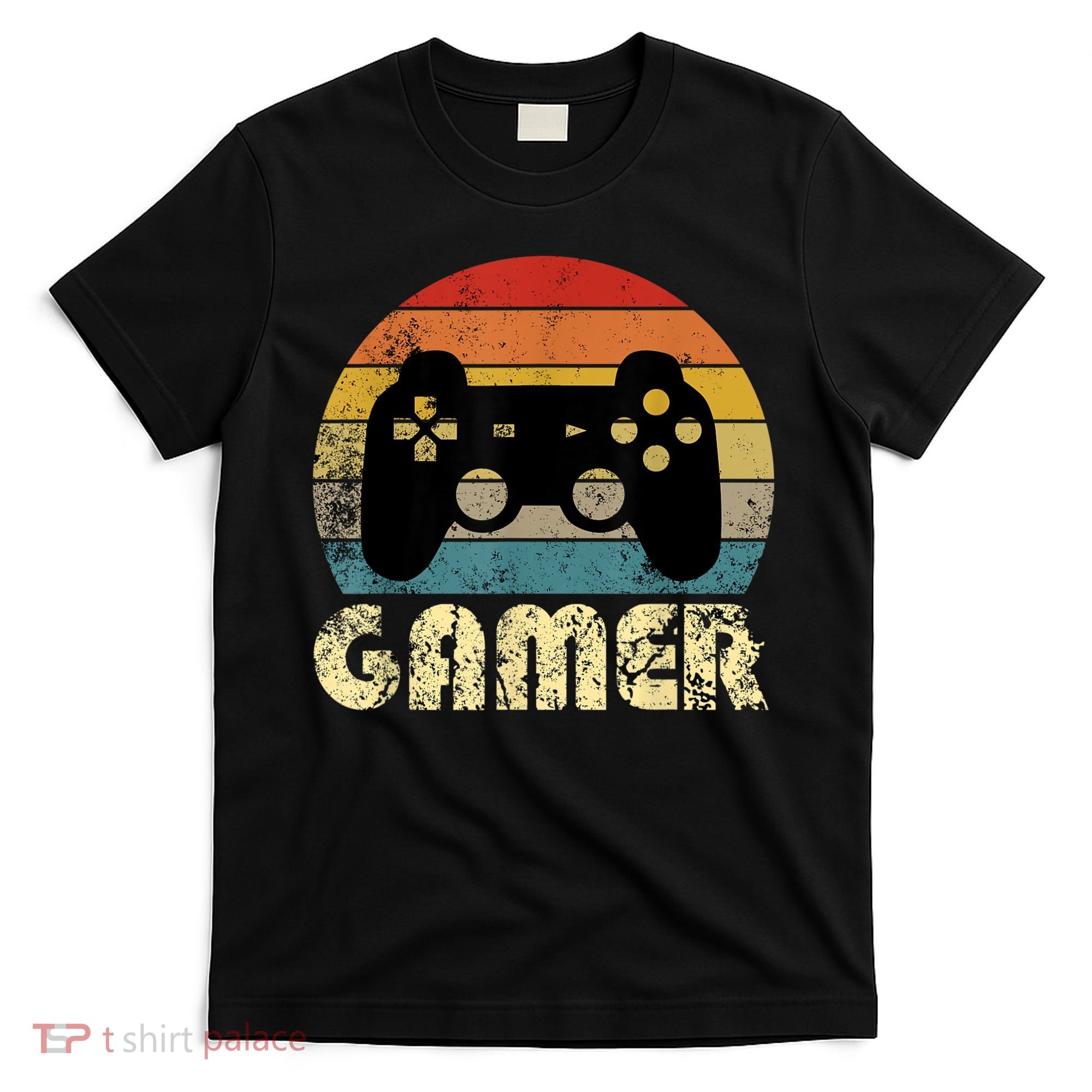Vintage Retro Gamer Video Game Player T-Shirt