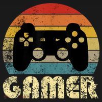 Vintage Retro Gamer Video Game Player T-Shirt thumb 7