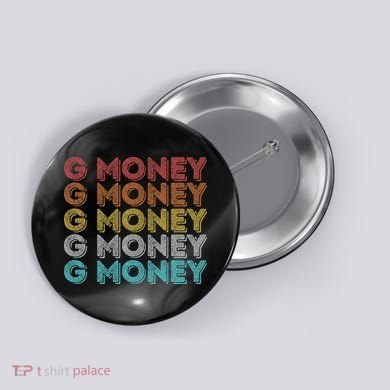 Vintage Retro G Money Button