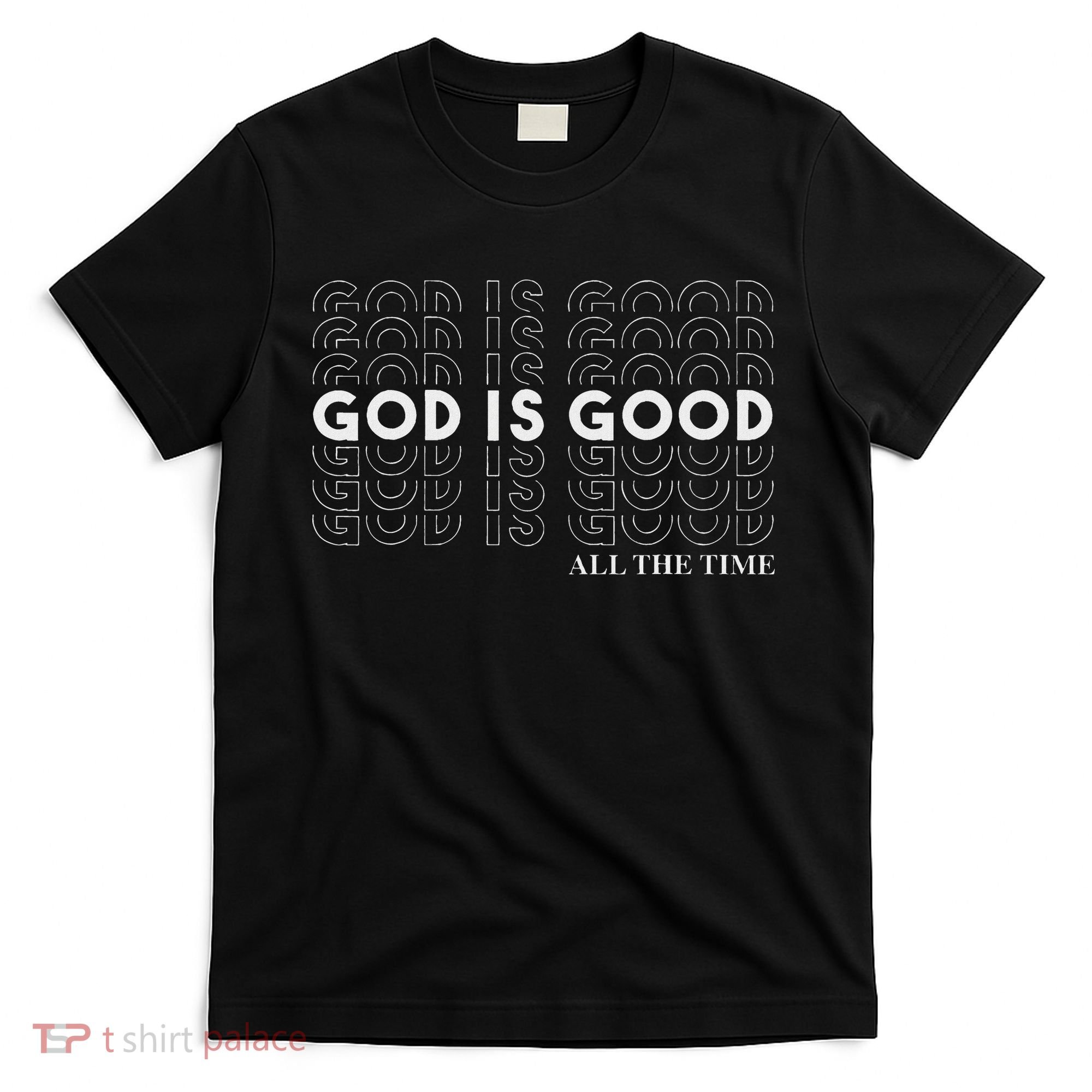 Vintage Retro God Is Good All The Time Christian T-Shirt