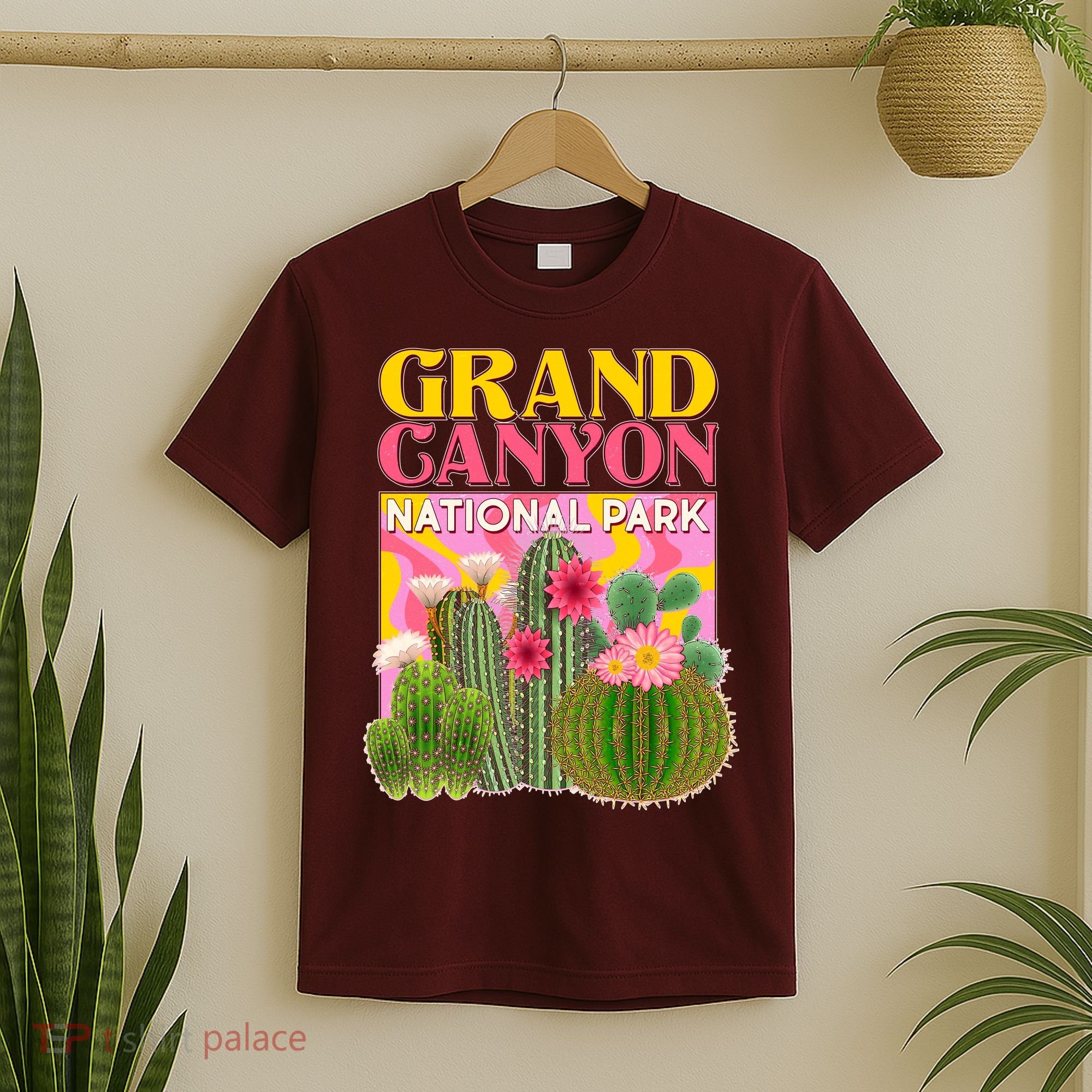 Vintage Retro Grand Canyon Travel Poster T-Shirt
