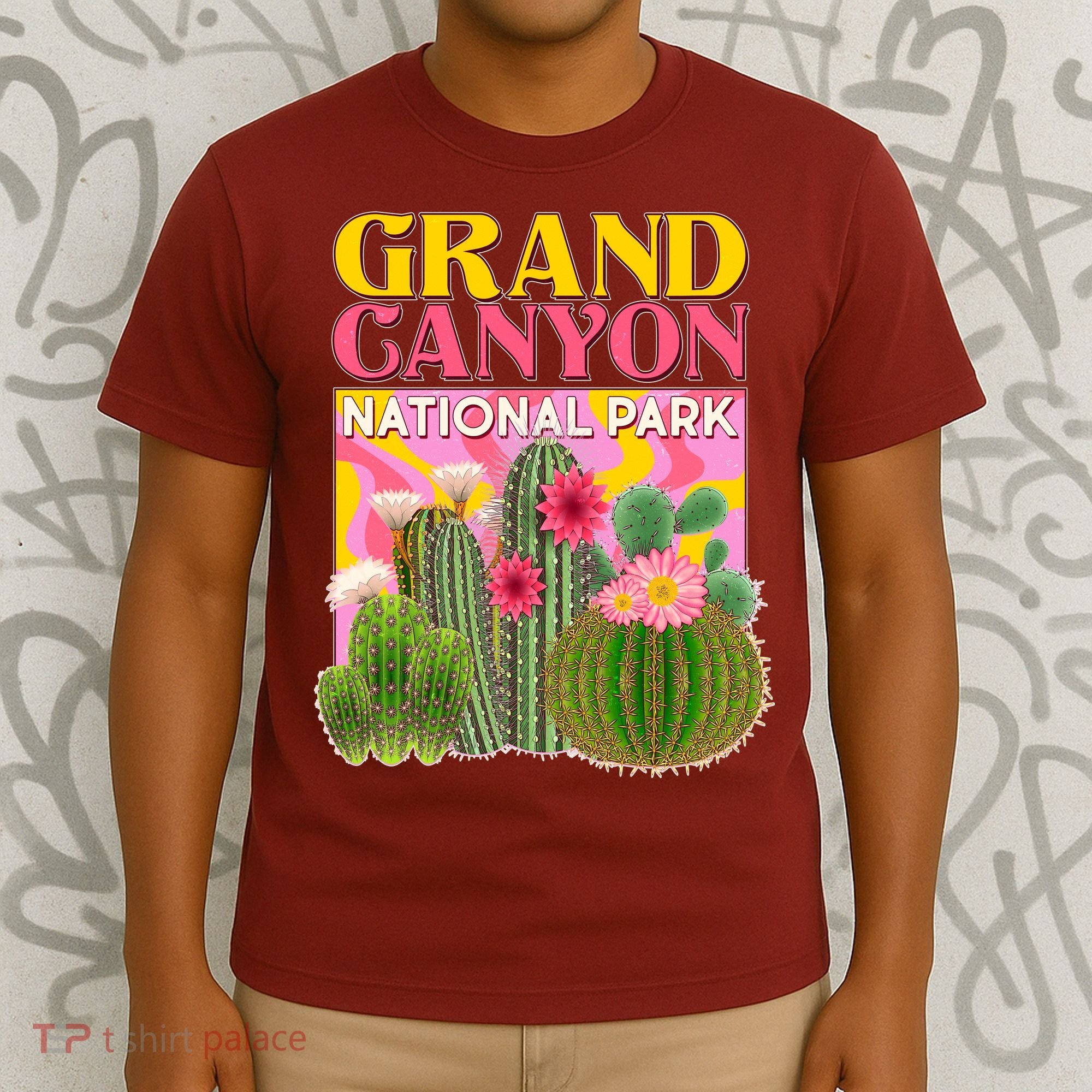 Vintage Retro Grand Canyon Travel Poster T-Shirt