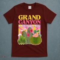 Vintage Retro Grand Canyon Travel Poster T-Shirt thumb 5