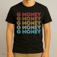 Vintage Retro G Money T-Shirt thumb 3