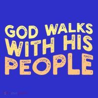 Vintage Retro God Walks With His People World Refugee Day Funny Gift T-Shirt thumb 7