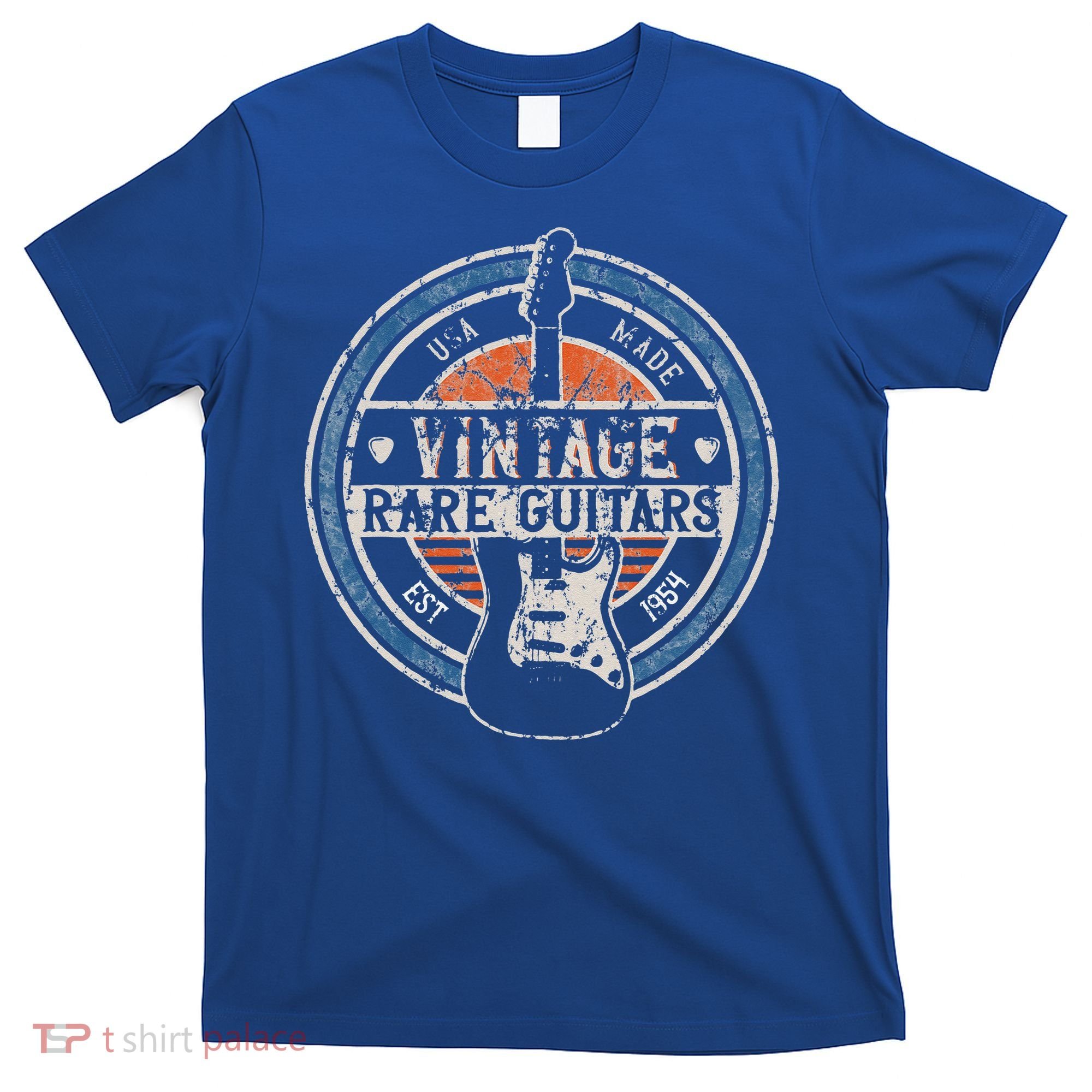 Vintage Rare Guitars Retro American Made Guitarist T-Shirt