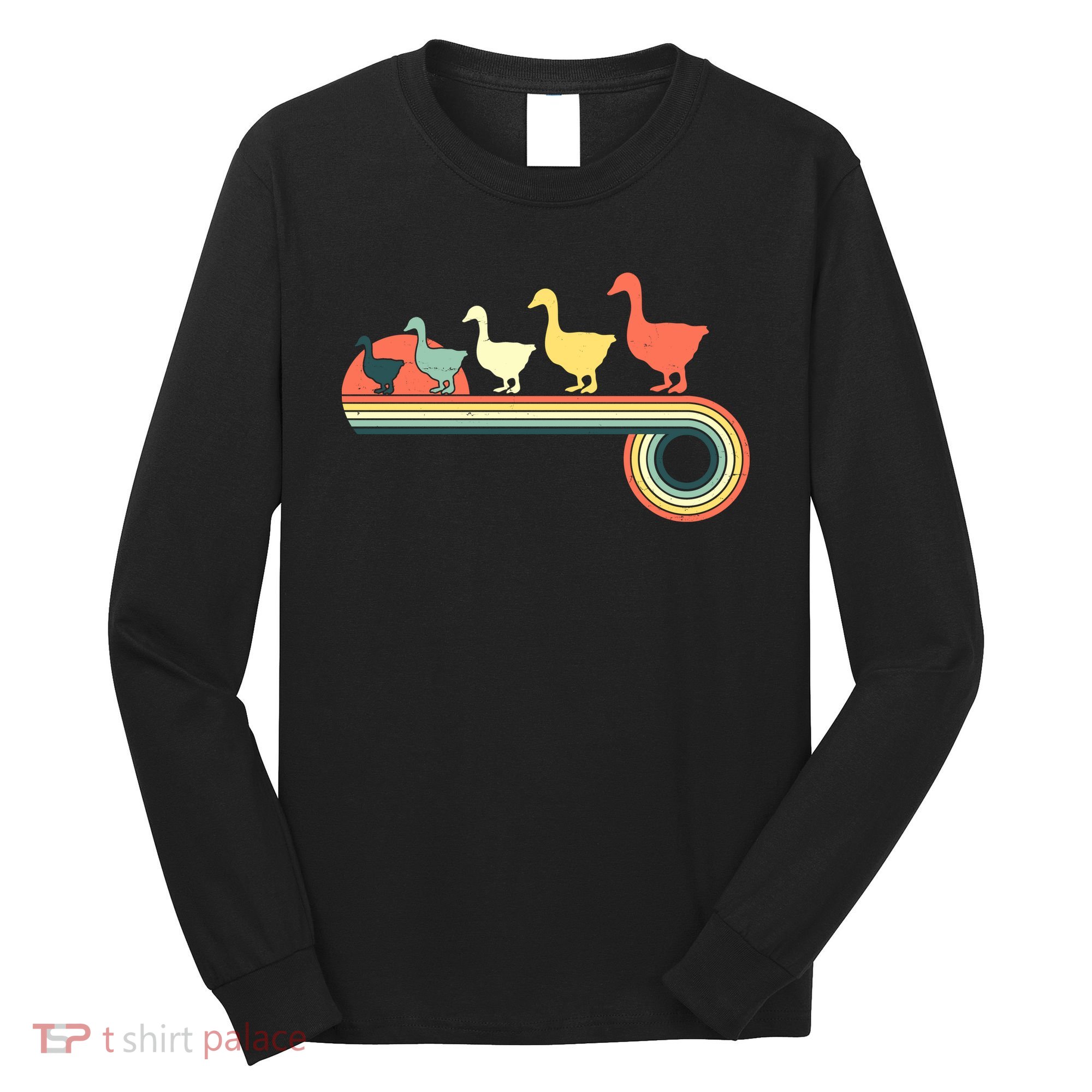 Vintage Retro Goose Long Sleeve Shirt