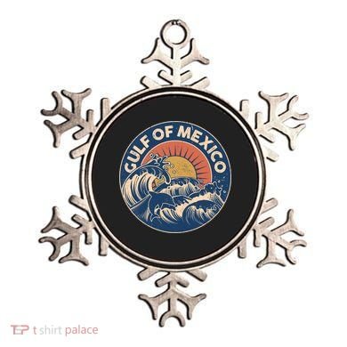 Vintage Retro Gulf of Mexico Emblem Ornament