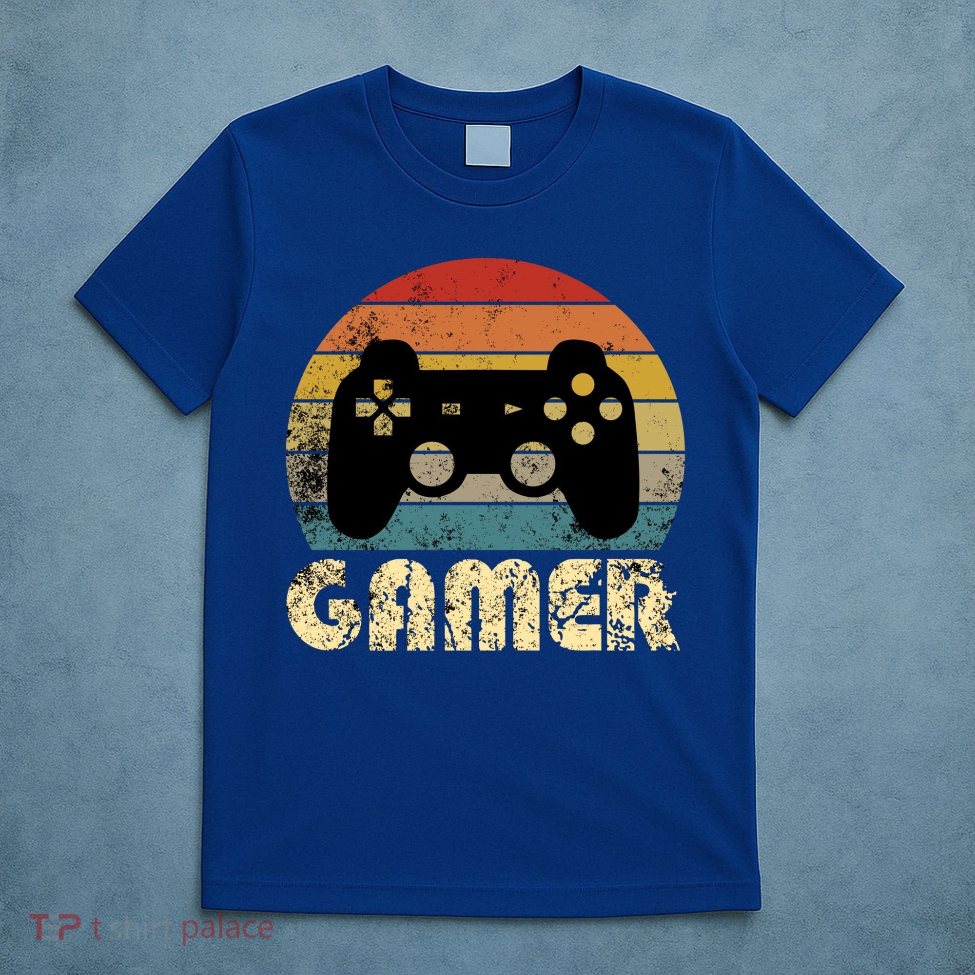 Vintage Retro Gamer Video Game Player Boys Teens Gift T-Shirt