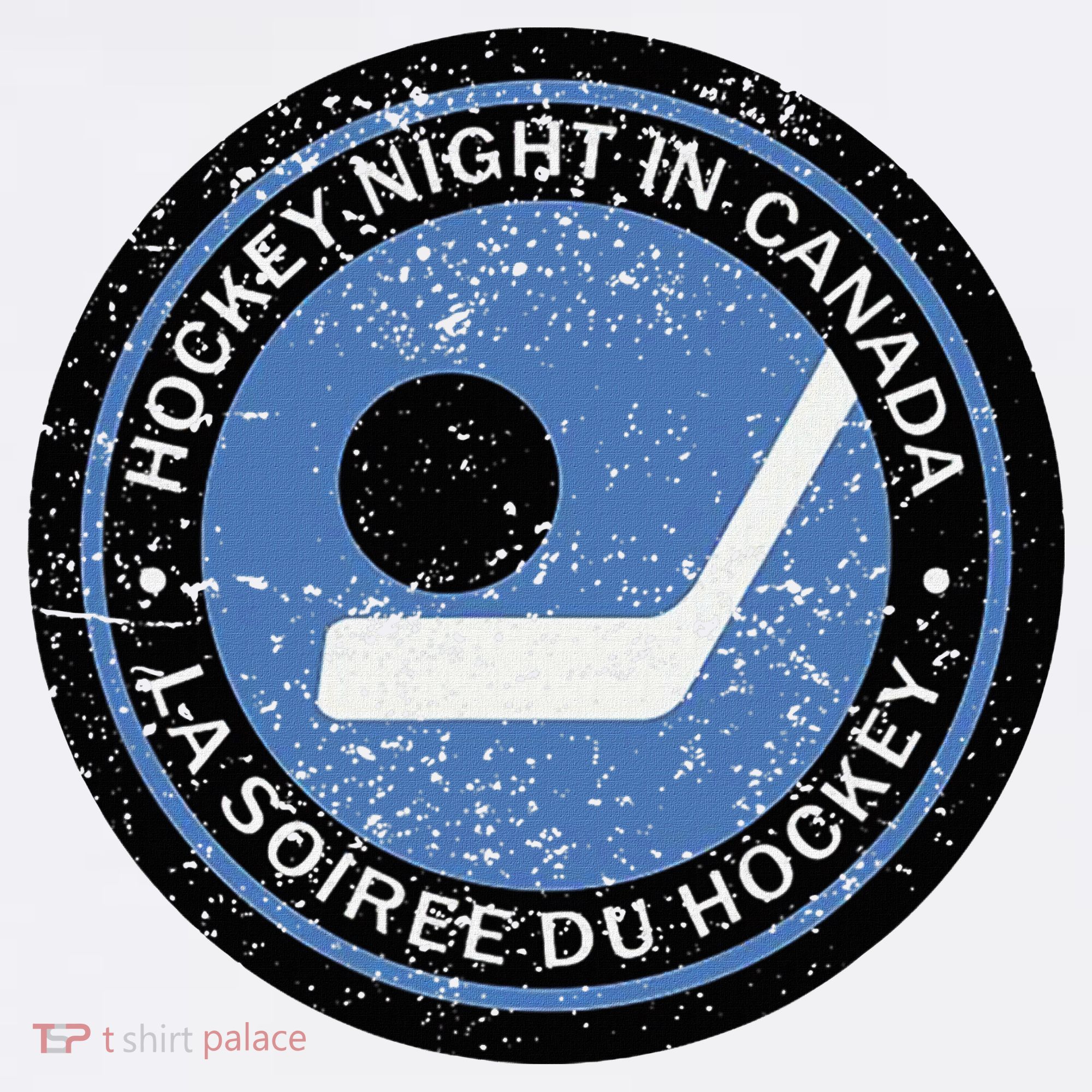 Vintage Retro Hockey Night In Canada Hockey Player Team T-Shirt