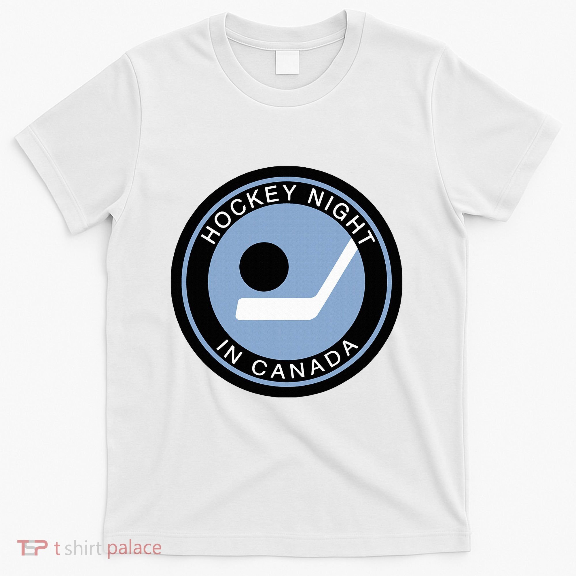 Vintage Retro Hockey Night In Canada Hockey Player Team T-Shirt