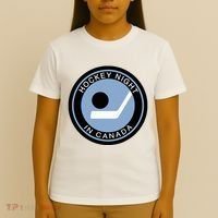 Vintage Retro Hockey Night In Canada Hockey Player Team T-Shirt thumb 4