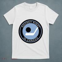 Vintage Retro Hockey Night In Canada Hockey Player Team T-Shirt thumb 5