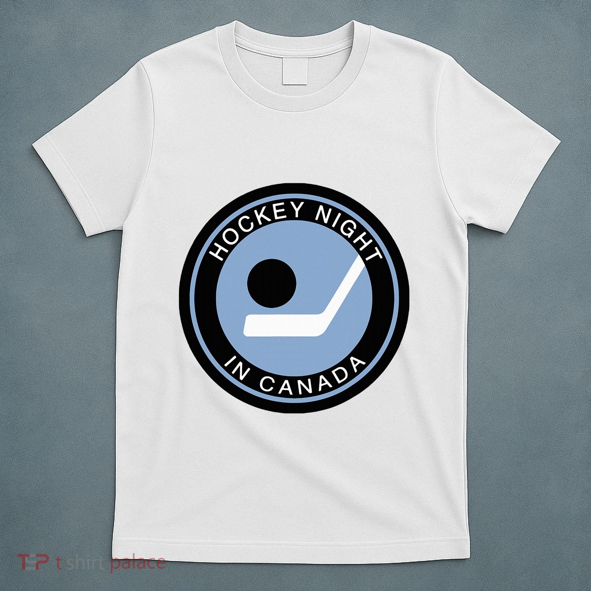 Vintage Retro Hockey Night In Canada Hockey Player Team T-Shirt