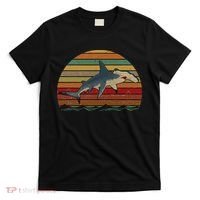 Vintage Retro Hammerhead Shark Funny T-Shirt thumb 0