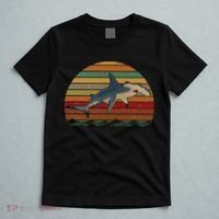 Vintage Retro Hammerhead Shark Funny T-Shirt thumb 5