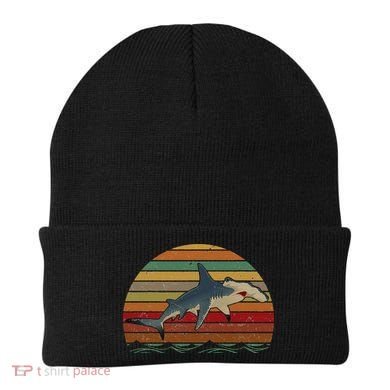 Vintage Retro Hammerhead Shark Funny Beanie