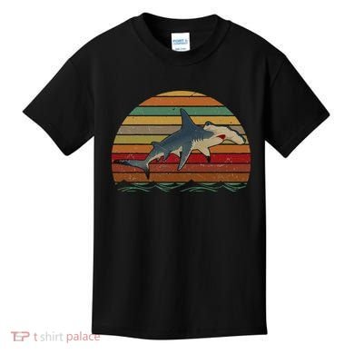 Vintage Retro Hammerhead Shark Funny Kids T-Shirt