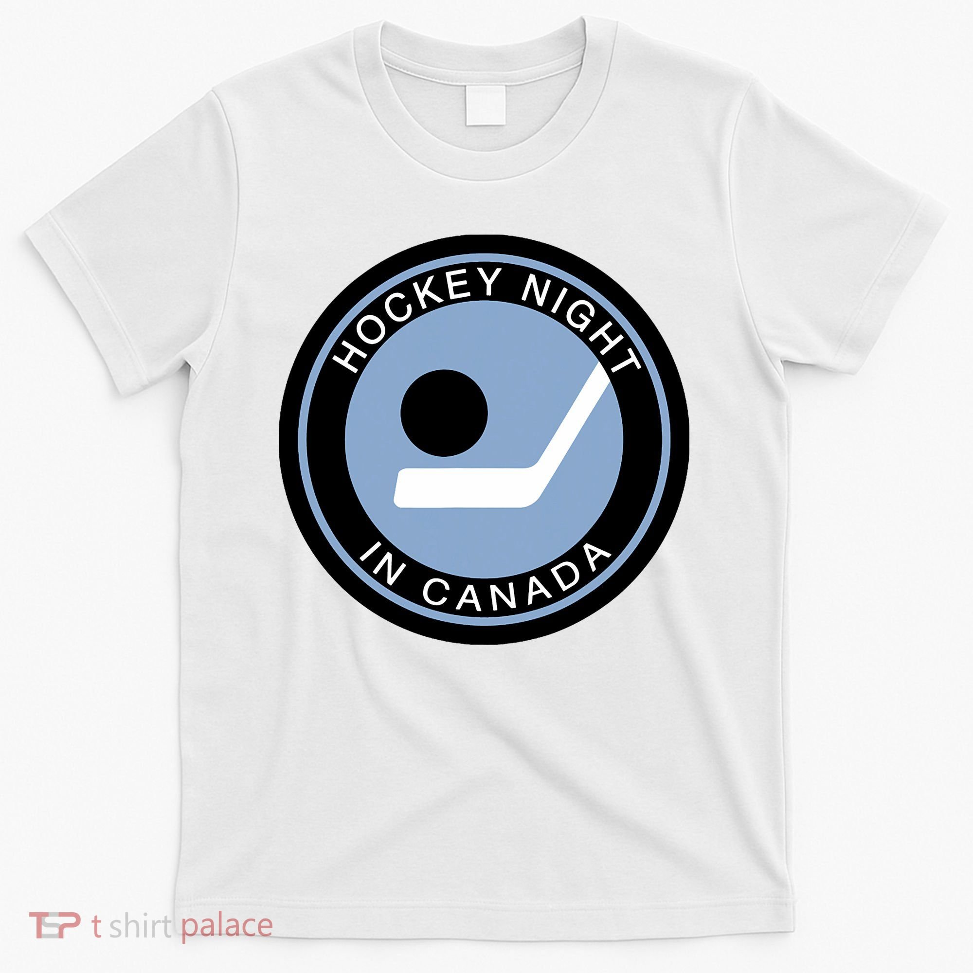 Vintage Retro Hockey Night In Canada Hockey Player Team T-Shirt