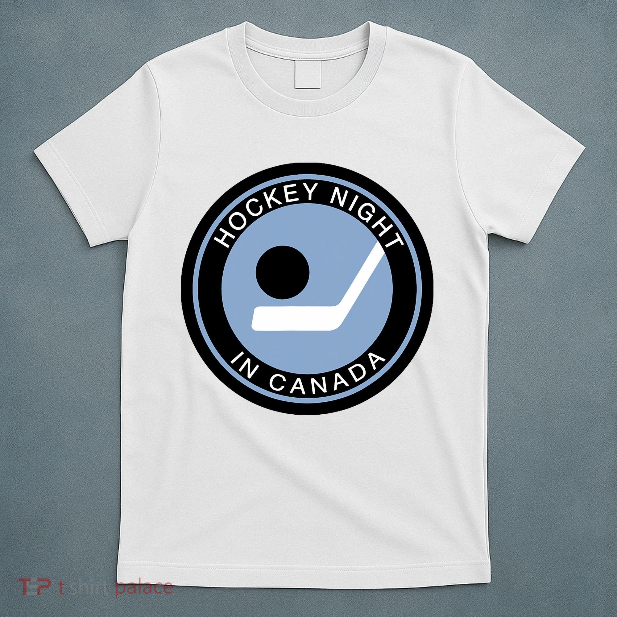 Vintage Retro Hockey Night In Canada Hockey Player Team T-Shirt
