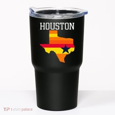 Vintage Retro Houston Texas Tumbler