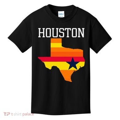 Vintage Retro Houston Texas Kids T-Shirt