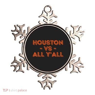 Vintage Retro Houston Vs All Yall Ornament