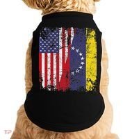 Venezuelan Roots Half American Flag Venezuela Doggie Tank thumb 0