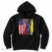 Venezuelan Roots Half American Flag Venezuela Hoodie thumb 0