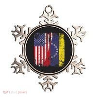Venezuelan Roots Half American Flag Venezuela Ornament thumb 0