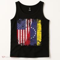 Venezuelan Roots Half American Flag Venezuela Tank Top thumb 2