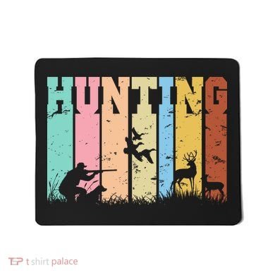 Vintage Retro Hunting Hunter Mousepad