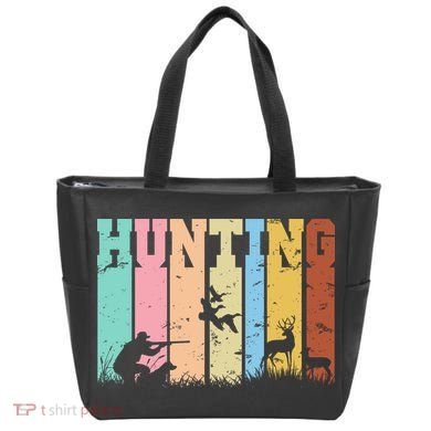 Vintage Retro Hunting Hunter Tote Bag